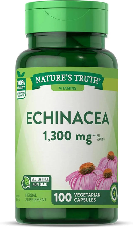 NATURE'S TRUTH - Nature's Truth Echinacea Extract 1300Mg. 100 Capsulas - The Red Vitamin MX - Suplementos Alimenticios - {{ shop.shopifyCountryName }}