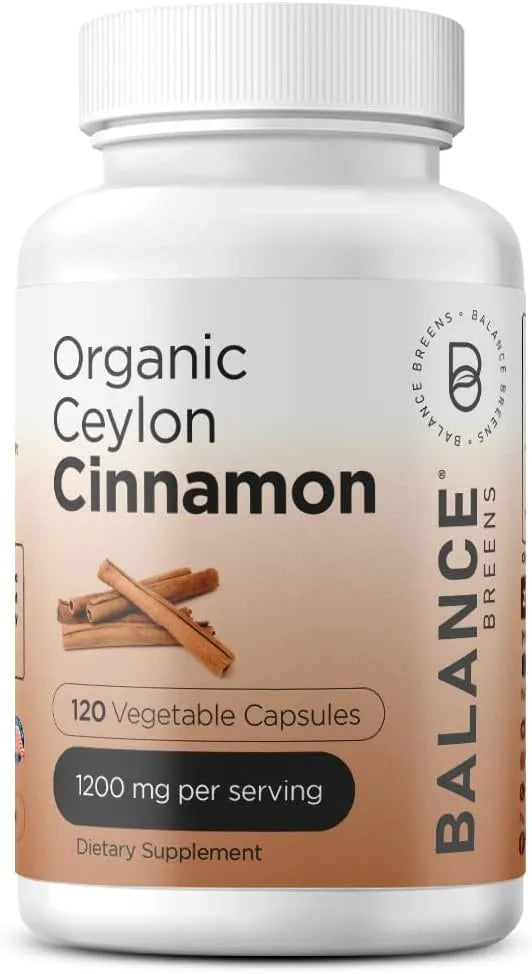 BALANCEBREENS - Balancebreens Organic Ceylon Cinnamon 1200Mg. 120 Capsulas - The Red Vitamin MX - Suplementos Alimenticios - {{ shop.shopifyCountryName }}