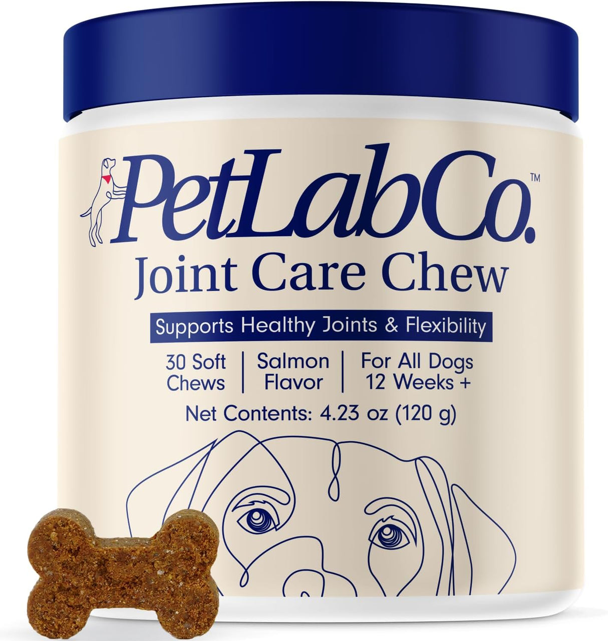 PetLab Co. Joint Care Chews for Dogs Salmon Flavor 30 Masticables