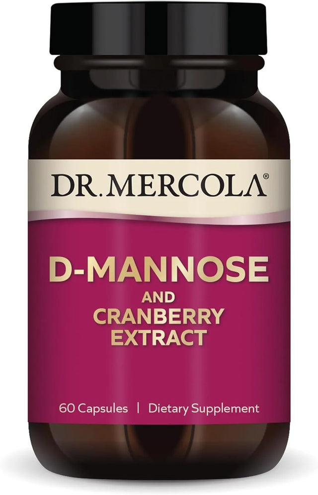 DR MERCOLA - Dr. Mercola D-Mannose and Cranberry Extract 60 Capsulas - The Red Vitamin MX - Suplementos Alimenticios - {{ shop.shopifyCountryName }}