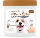 PETKIN - Petkin Fingertip Tooth Wipes for Dogs and Cats Peanut Butter 50 Toallitas - The Red Vitamin MX - Cuidado Dental Para Perros - {{ shop.shopifyCountryName }}