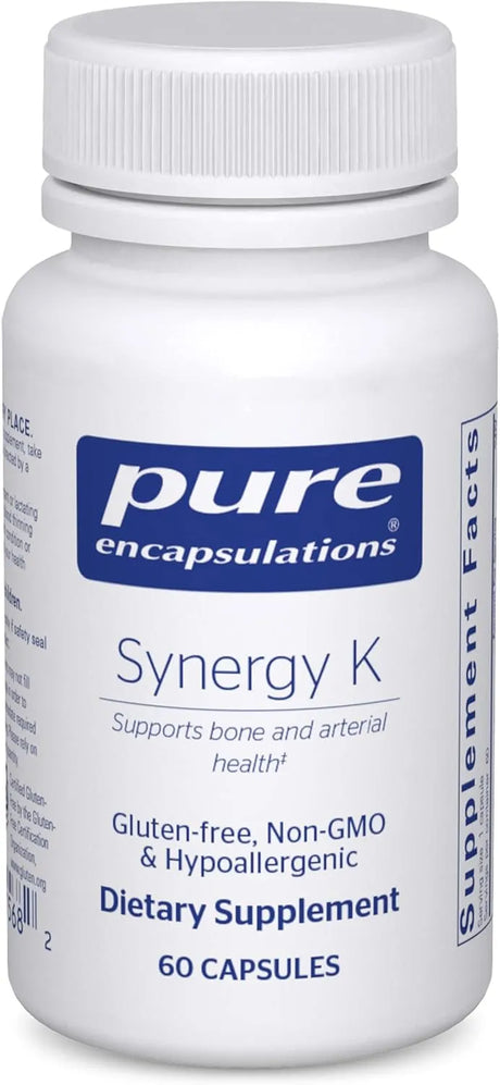 PURE ENCAPSULATIONS - Pure Encapsulations Synergy K with Vitamin K1, K2 & D3 60 Capsulas - The Red Vitamin MX - Suplementos Alimenticios - {{ shop.shopifyCountryName }}