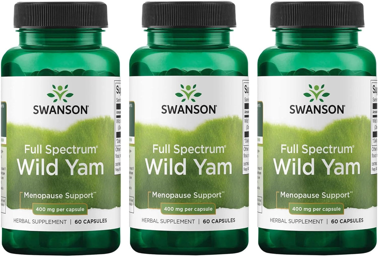 Swanson Full Spectrum Wild Yam 400Mg. 180 Capsulas