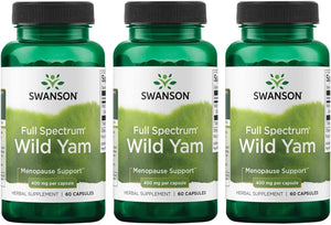 Swanson Full Spectrum Wild Yam 400Mg. 180 Capsulas
