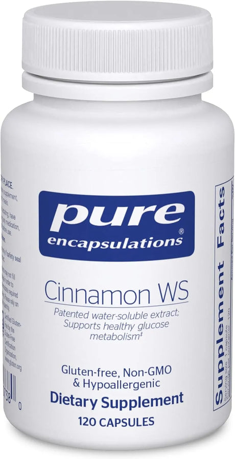 PURE ENCAPSULATIONS - Pure Encapsulations Cinnamon WS 120 Capsulas - The Red Vitamin MX - Suplementos Alimenticios - {{ shop.shopifyCountryName }}