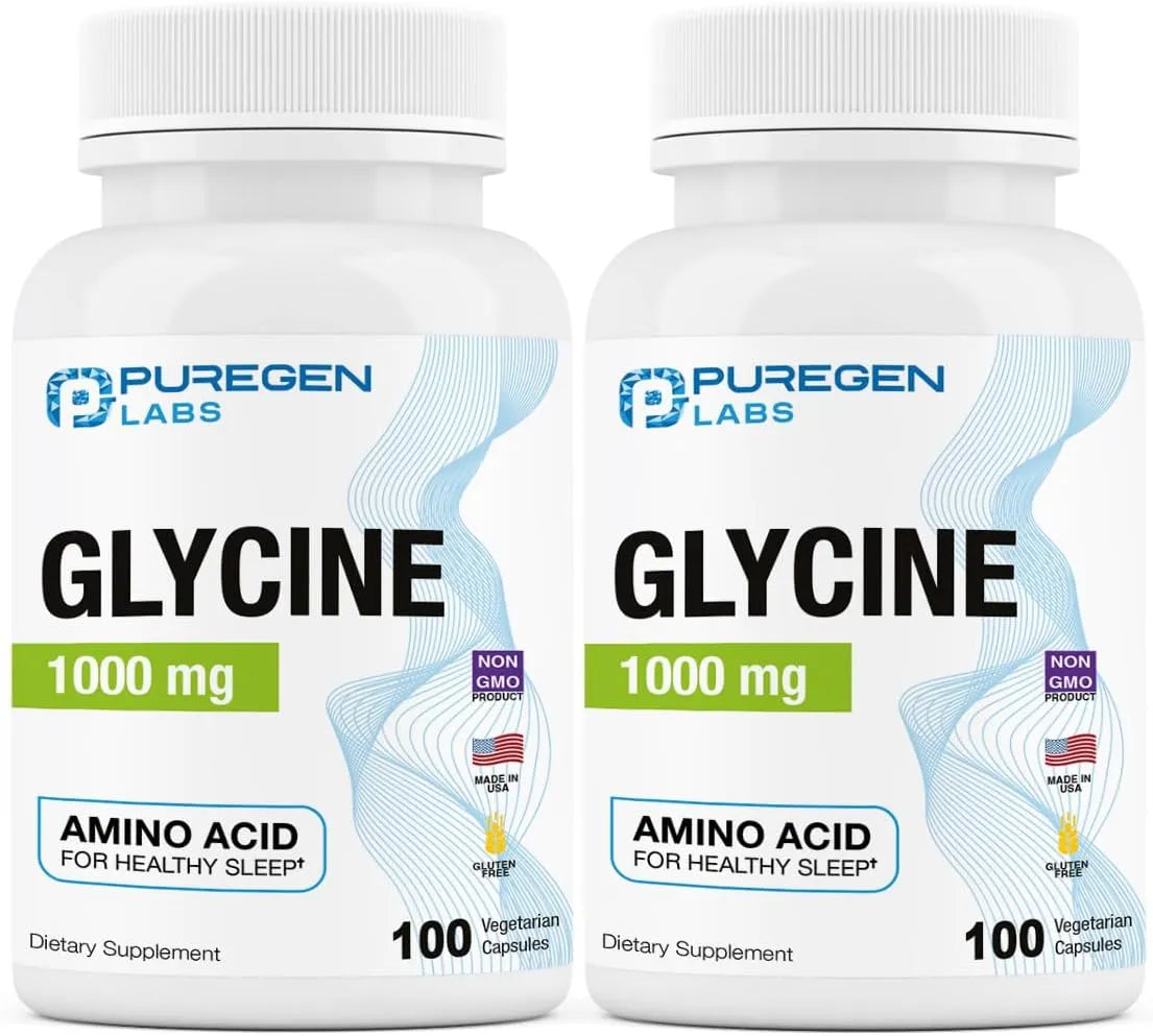 P PUREGEN LABS - P Puregen Labs Glycine 1000Mg. 100 Capsulas 2 Pack - The Red Vitamin MX - Suplementos Alimenticios - {{ shop.shopifyCountryName }}