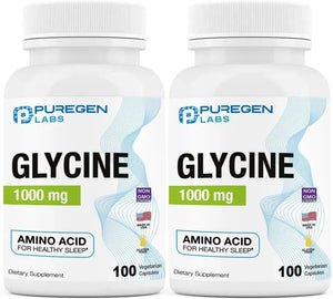 P PUREGEN LABS - P Puregen Labs Glycine 1000Mg. 100 Capsulas 2 Pack - The Red Vitamin MX - Suplementos Alimenticios - {{ shop.shopifyCountryName }}