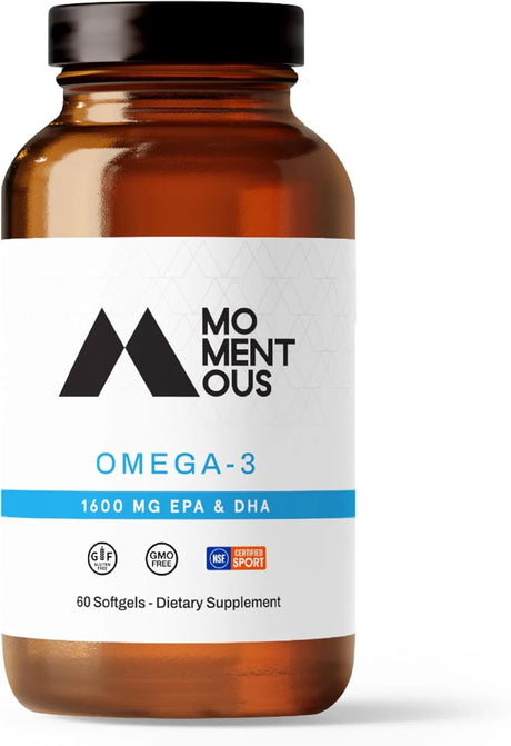 MOMENTOUS - Momentous Omega 3 Fish Oil 1600Mg. 60 Capsulas Blandas - The Red Vitamin MX - Suplementos Alimenticios - {{ shop.shopifyCountryName }}