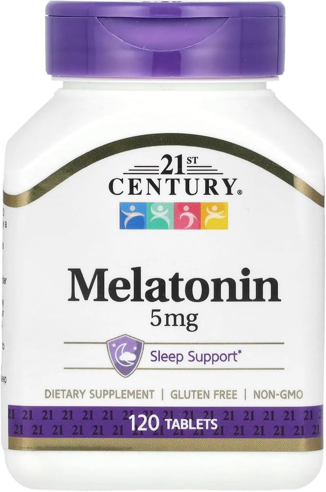 21ST CENTURY - 21st Century Melatonin 5Mg. 120 Tabletas - The Red Vitamin MX - Suplementos Alimenticios - {{ shop.shopifyCountryName }}