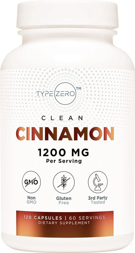 TYPE ZERO - Type Zero Ceylon Cinnamon 1200Mg. 120 Capsulas - The Red Vitamin MX - Suplementos Alimenticios - {{ shop.shopifyCountryName }}