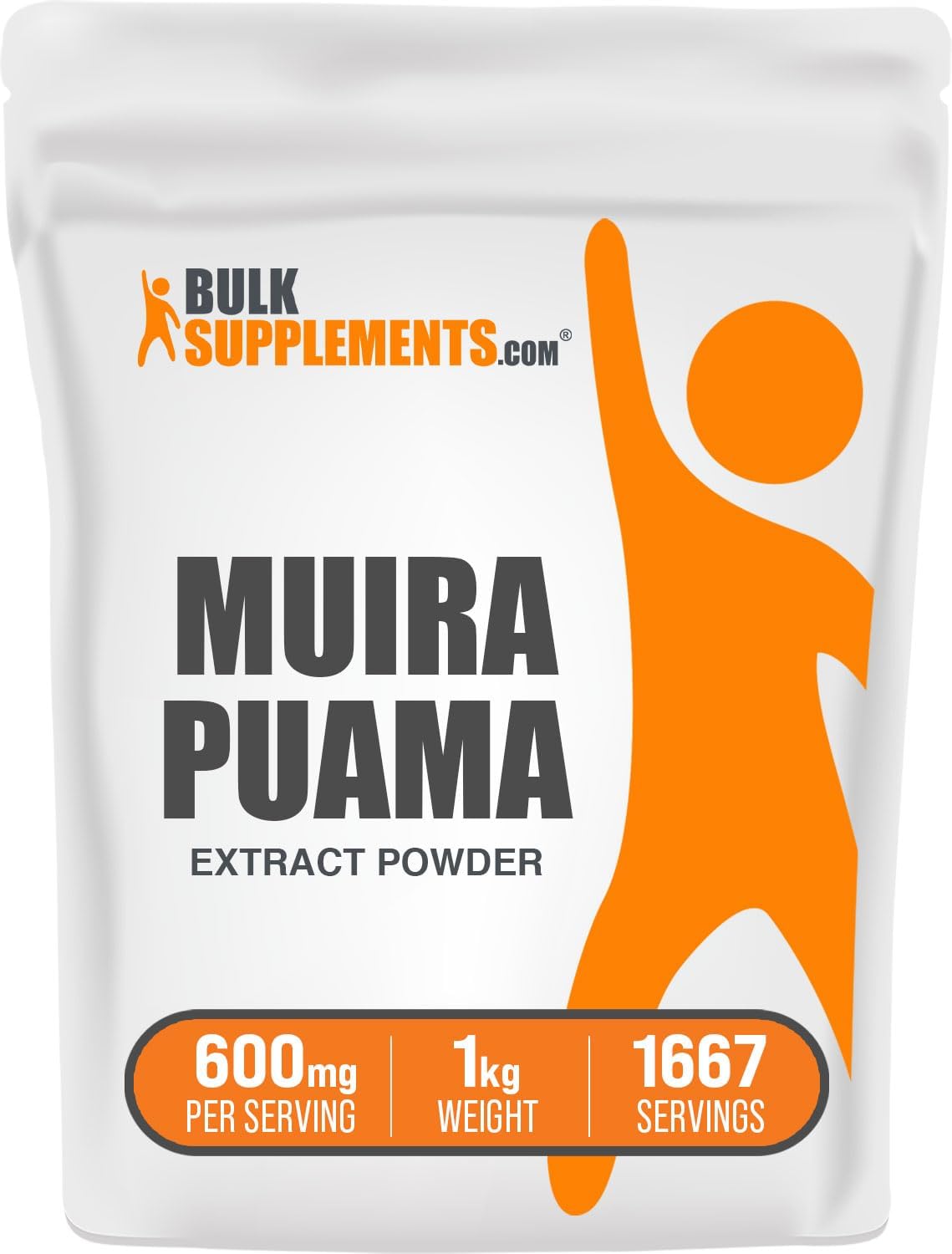 Bulk Supplements Muira Puama Extract Powder 1 Kg.