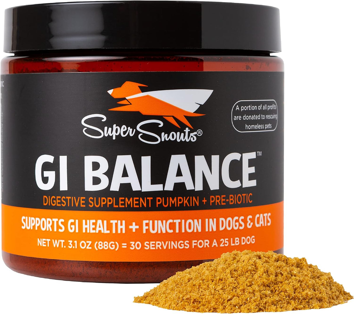 Super Snouts GI Balance Digestive Supplement for Dogs & Cats 88Gr.