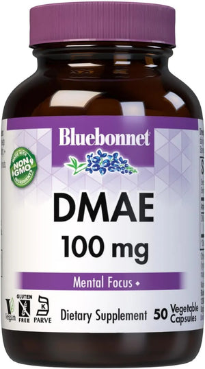 BLUEBONNET NUTRITION - BlueBonnet DMAE 100Mg. 50 Capsulas - The Red Vitamin MX - Suplementos Alimenticios - {{ shop.shopifyCountryName }}