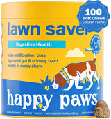 HAPPY PAWS - Happy Paws Lawn Saver Dog Chews 100 Masticables - The Red Vitamin MX - Salud De Tracto Urinario Para Perros - {{ shop.shopifyCountryName }}