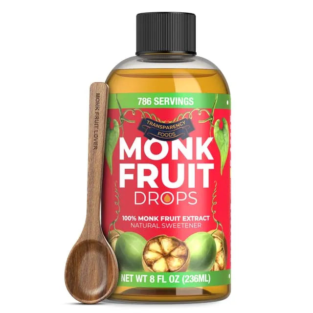 TRANSPARENCY FOODS - Transparency Foods 100% Pure Monk Fruit Extract Drops 236Ml. - The Red Vitamin MX - Suplementos Alimenticios - {{ shop.shopifyCountryName }}