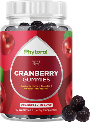 Phytoral Extra Strength Cranberry Gummies for Women 1000Mg. 60 Gomitas