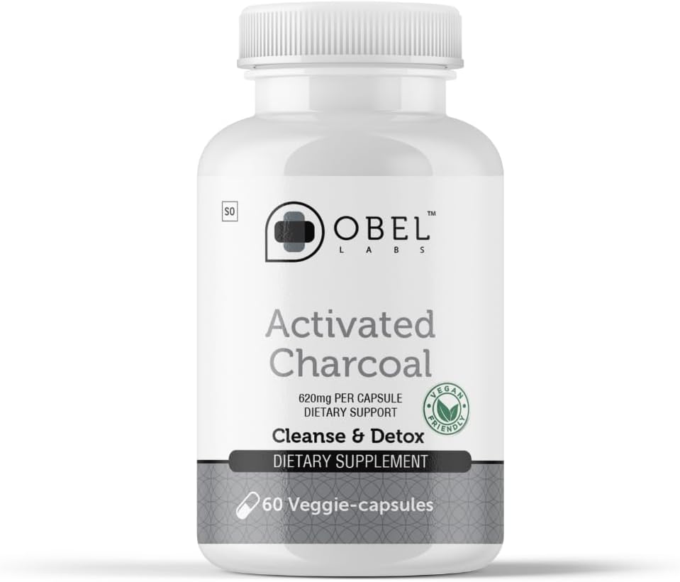 Obel Activated Charcoal 60 Capsulas