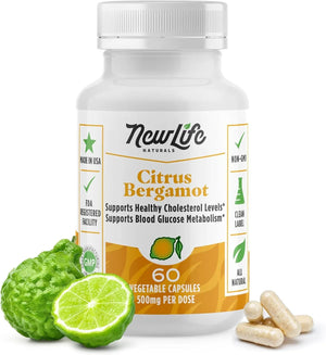 NEWLIFE NATURALS - NewLife Naturals Citrus Bergamot 500Mg. 60 Capsulas - The Red Vitamin MX - Suplementos Alimenticios - {{ shop.shopifyCountryName }}