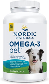 NORDIC NATURALS - Nordic Naturals Omega-3 Pet Unflavored 180 Capsulas Blandas - The Red Vitamin MX - Aceite De Pescado Para Perros - {{ shop.shopifyCountryName }}