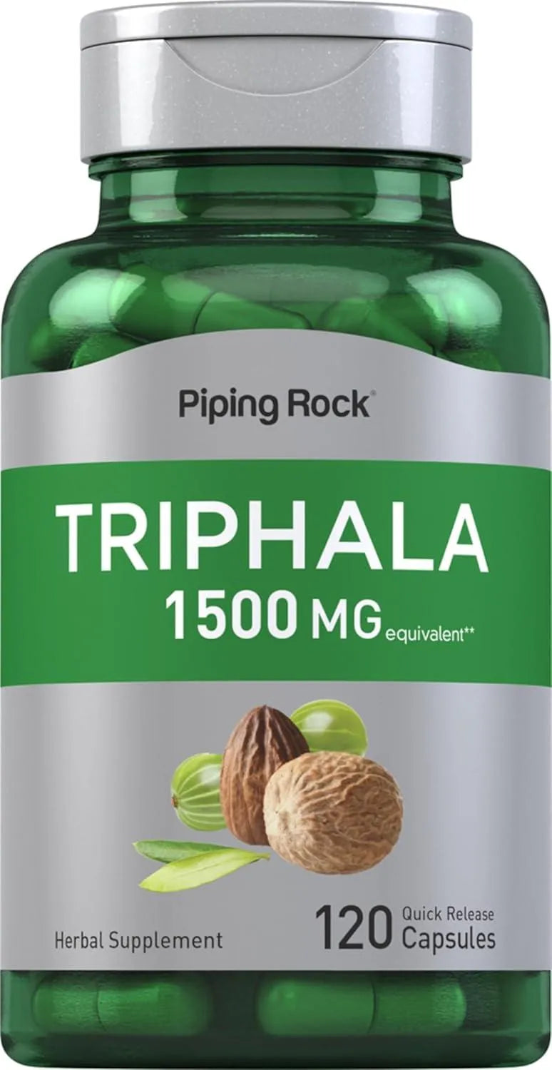 PIPING ROCK - Piping Rock Triphala 1500Mg. 120 Capsulas - The Red Vitamin MX - Suplementos Alimenticios - {{ shop.shopifyCountryName }}