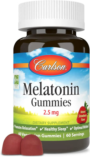 CARLSON - Carlson Melatonin Gummies 2.5Mg. 60 Gomitas - The Red Vitamin MX - Suplementos Alimenticios - {{ shop.shopifyCountryName }}
