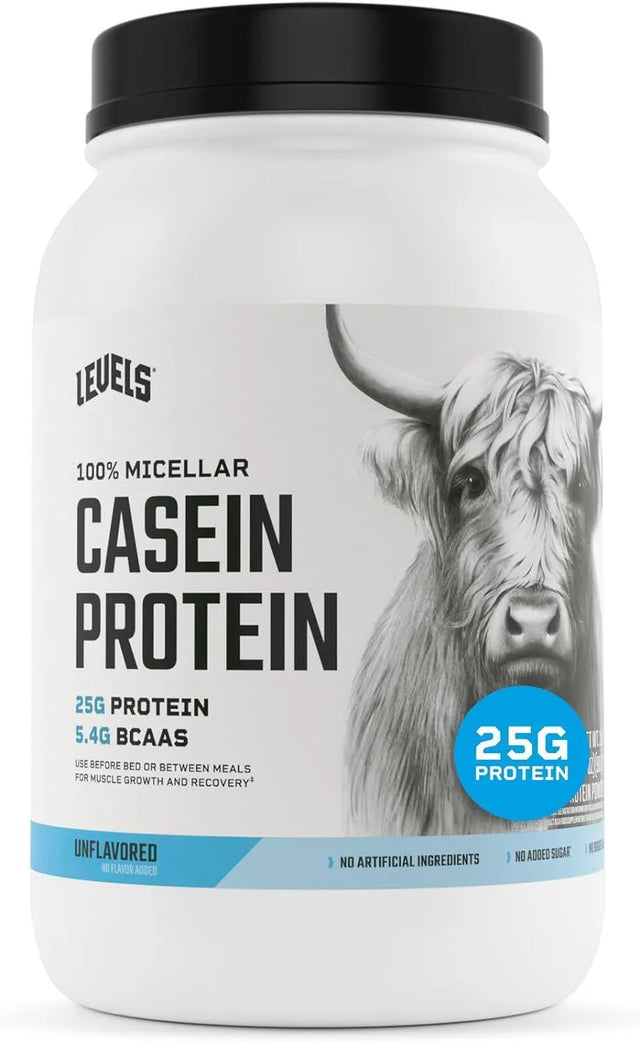 LEVELS - Levels 100% Micellar Casein Protein Unflavored 2 Lb. - The Red Vitamin MX - Suplementos Alimenticios - {{ shop.shopifyCountryName }}