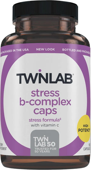 TWINLAB - Twinlab Stress B-Complex 100 Capsulas - The Red Vitamin MX - Suplementos Alimenticios - {{ shop.shopifyCountryName }}