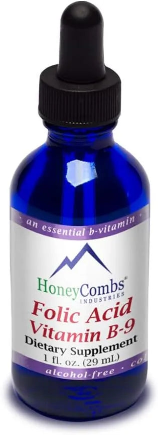 HONEYCOMBS - HoneyCombs Vitamin B9 Folic Acid 1 Fl.Oz. - The Red Vitamin MX - Suplementos Alimenticios - {{ shop.shopifyCountryName }}