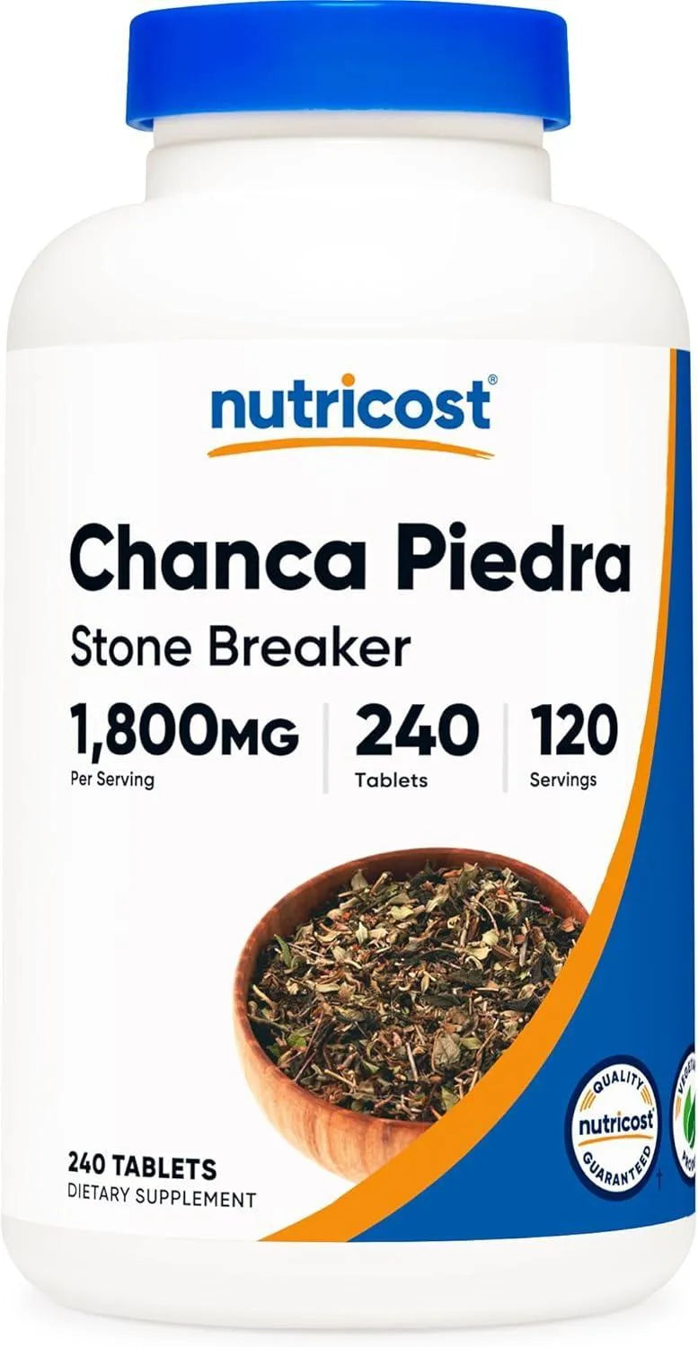 NUTRICOST - Nutricost Chanca Piedra Extract 1800Mg. 240 Tabletas - The Red Vitamin MX - Suplementos Alimenticios - {{ shop.shopifyCountryName }}