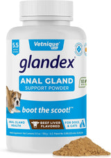 Vetnique Labs Glandex Dog Fiber Supplement Powder Beef Liver 155Gr.