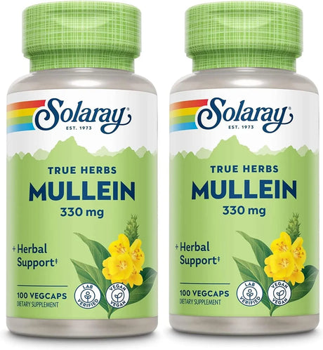 SOLARAY - SOLARAY Mullein Leaf 330Mg. 100 Capsulas 2 Pack - The Red Vitamin MX - Suplementos Alimenticios - {{ shop.shopifyCountryName }}