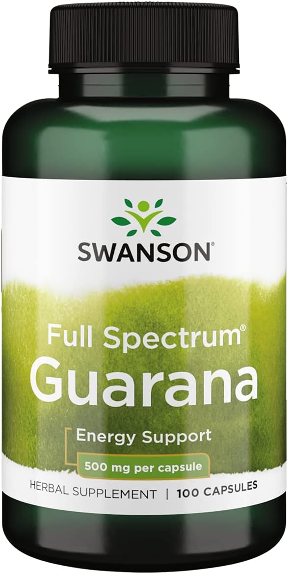 Swanson Guarana 500Mg. 100 Capsulas