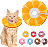 Seyezo Cat Cone Collar Soft Orange Small