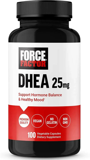 FORCE FACTOR - Force Factor DHEA 25Mg. 100 Capsulas - The Red Vitamin MX - Suplementos Alimenticios - {{ shop.shopifyCountryName }}