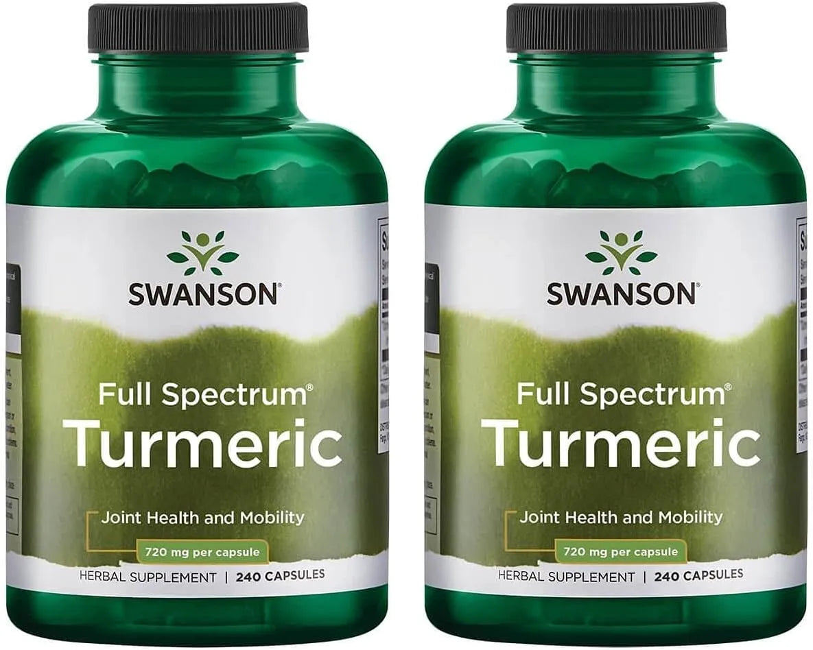 SWANSON - Swanson Turmeric Antioxidant 720Mg. 240 Capsulas 2 Pack - The Red Vitamin MX - Suplementos Alimenticios - {{ shop.shopifyCountryName }}