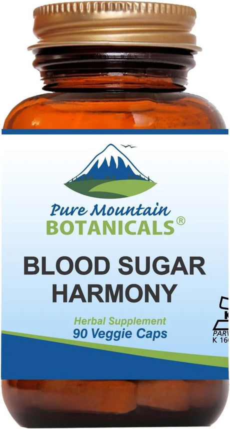 PURE MOUNTAIN BOTANICALS - Pure Mountain Botanicals Blood Sugar Harmony 90 Capsulas - The Red Vitamin MX - Suplementos Alimenticios - {{ shop.shopifyCountryName }}