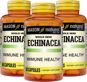 MASON NATURAL - MASON NATURAL Echinacea 60 Capsulas 3 Pack - The Red Vitamin MX - Suplementos Alimenticios - {{ shop.shopifyCountryName }}