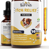 WOOF N PURR - Woof 'n' Purr Natural Itch Relief for Dogs 1 Fl.Oz. - The Red Vitamin MX - Remedios Para La Picazón De Perros - {{ shop.shopifyCountryName }}