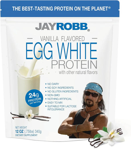 JAY ROBB - Jay Robb Vanilla Egg White Protein Powder 340Gr. - The Red Vitamin MX - Suplementos Alimenticios - {{ shop.shopifyCountryName }}