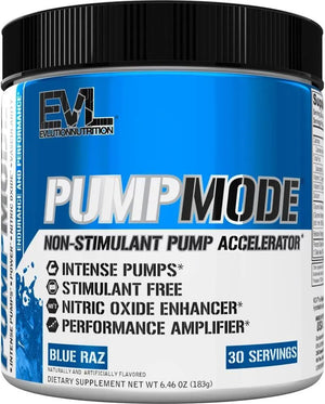 EVLUTION - EVL PumpMode Nitric Oxide Powder Blue Raz 30 Servicios 126Gr. - The Red Vitamin MX - Suplementos Alimenticios - {{ shop.shopifyCountryName }}