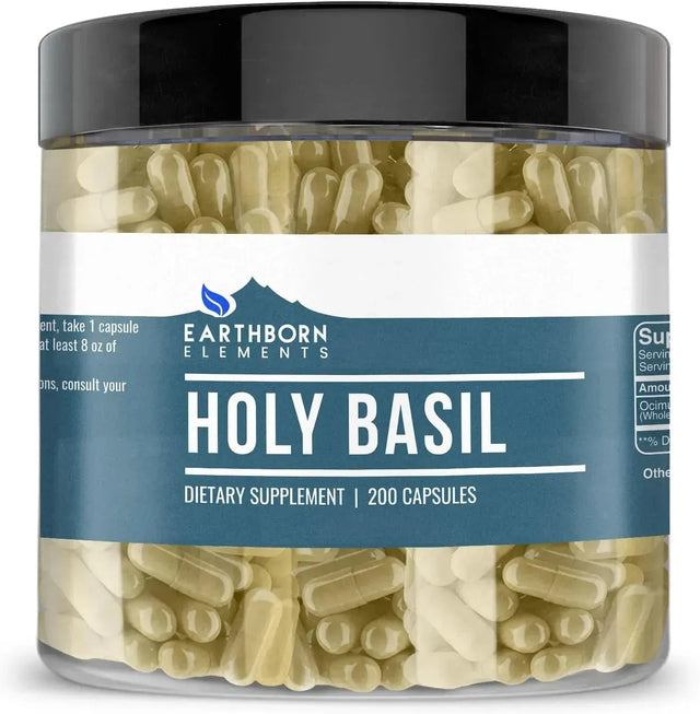 EARTHBORN ELEMENTS - Earthborn Elements Holy Basil 200 Capsulas - The Red Vitamin MX - Suplementos Alimenticios - {{ shop.shopifyCountryName }}