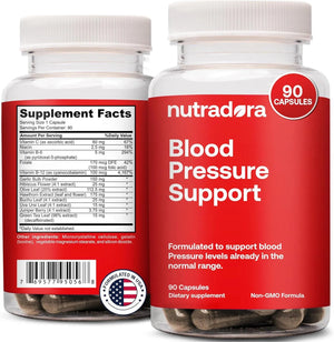 NUTRADORA - Nutradora Blood Pressure Support 90 Capsulas - The Red Vitamin MX - Suplementos Alimenticios - {{ shop.shopifyCountryName }}