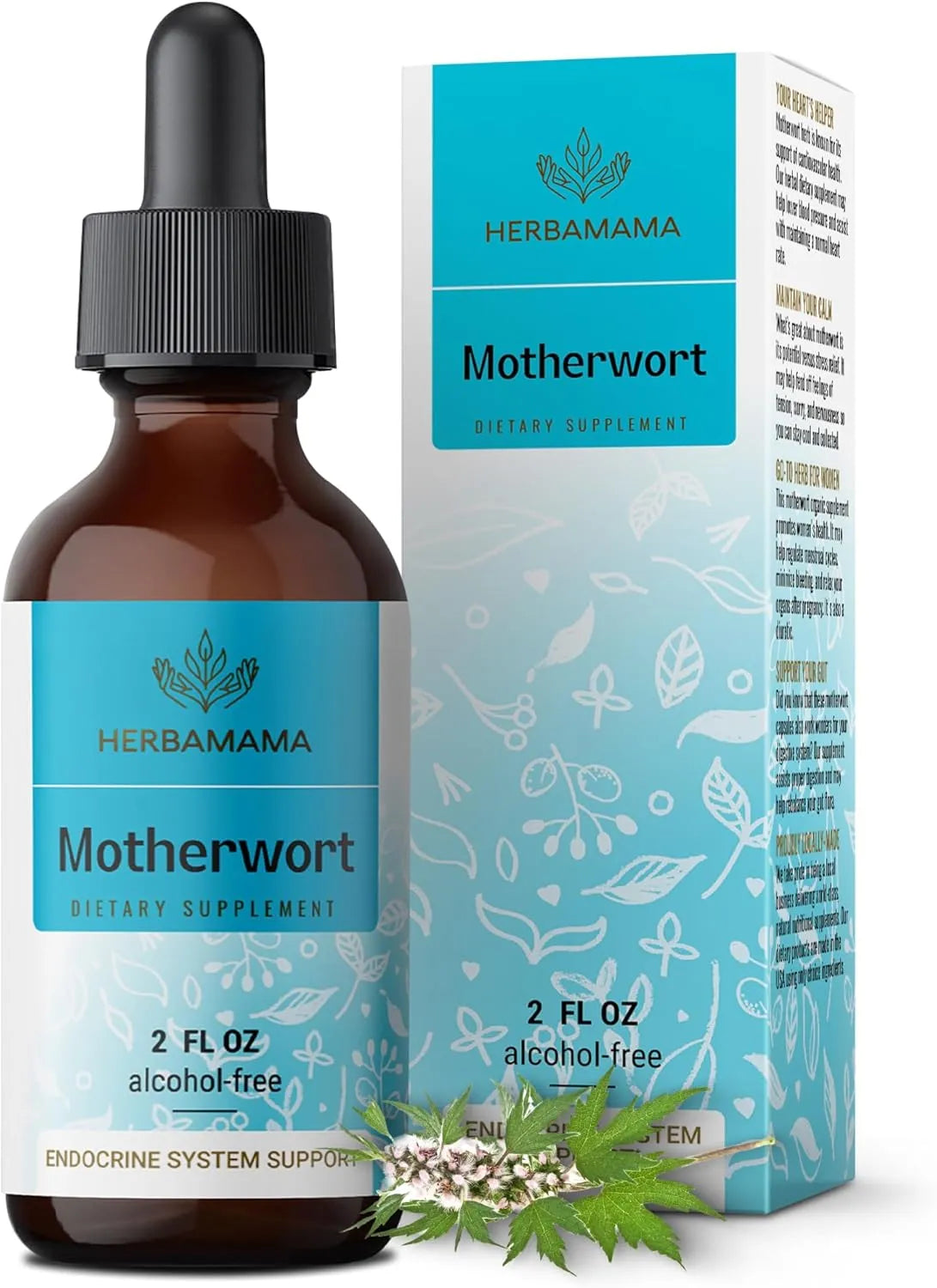 HERBAMAMA - HERBAMAMA Motherwort Tincture 2 Fl.Oz. - The Red Vitamin MX - Suplementos Alimenticios - {{ shop.shopifyCountryName }}