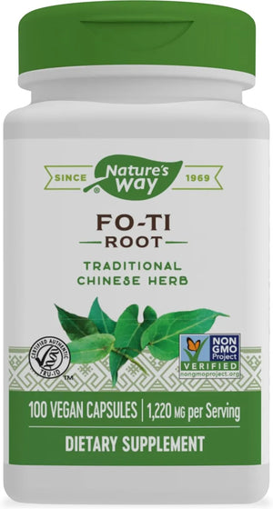 NATURE'S WAY - Nature's Way Fo-Ti Root 1220Mg. 100 Capsulas - The Red Vitamin MX - Suplementos Alimenticios - {{ shop.shopifyCountryName }}