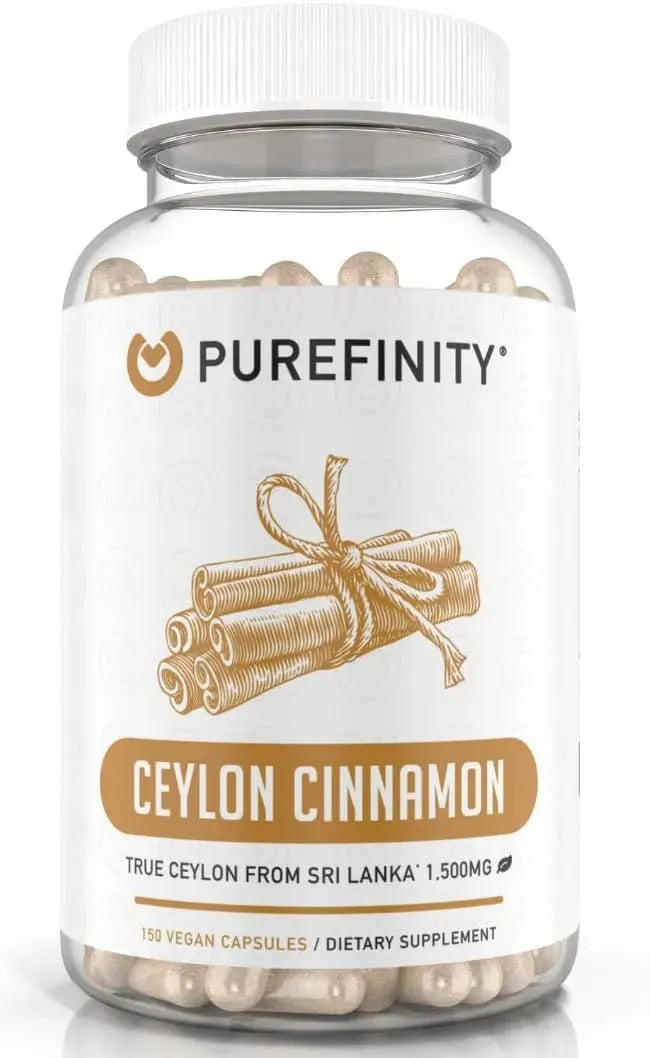 PUREFINITY - PUREFINITY Ceylon Cinnamon Organic 1500Mg. 150 Capsulas - The Red Vitamin MX - Suplementos Alimenticios - {{ shop.shopifyCountryName }}