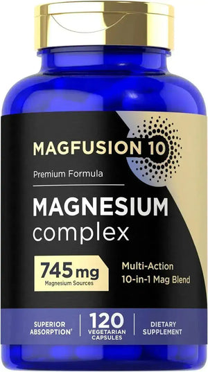 MAGFUSION 10 - MAGFUSION 10 Magnesium Complex 745Mg. 120 Capsulas - The Red Vitamin MX - Suplementos Alimenticios - {{ shop.shopifyCountryName }}