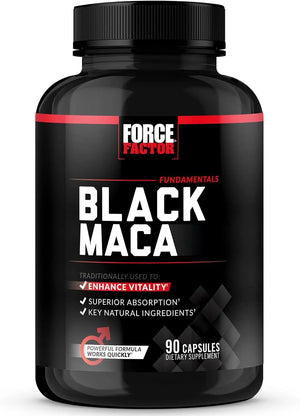 FORCE FACTOR - FORCE FACTOR Black Maca Root 1000Mg. 100 Capsulas - The Red Vitamin MX - Suplementos Alimenticios - {{ shop.shopifyCountryName }}