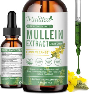 MULITTEA - Mulittea Mullein Drops for Lungs 60Ml. - The Red Vitamin MX - Suplementos Alimenticios - {{ shop.shopifyCountryName }}