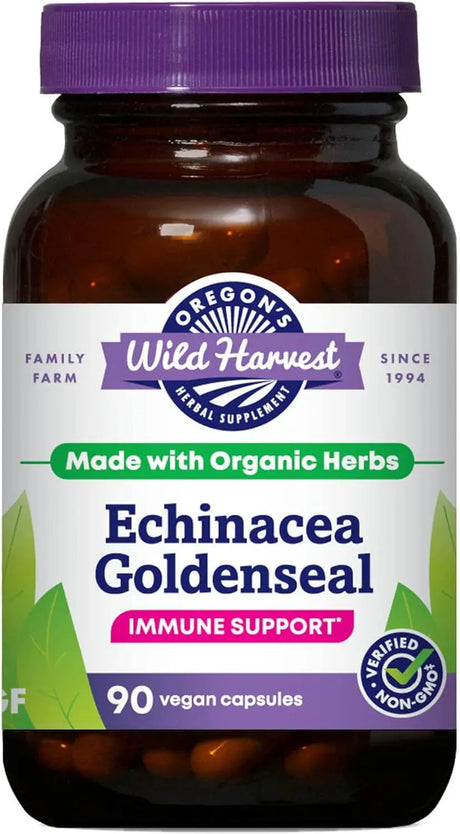 OREGON'S WILD HARVEST - Oregon's Wild Harvest Echinacea Goldenseal 90 Capsulas - The Red Vitamin MX - Suplementos Alimenticios - {{ shop.shopifyCountryName }}
