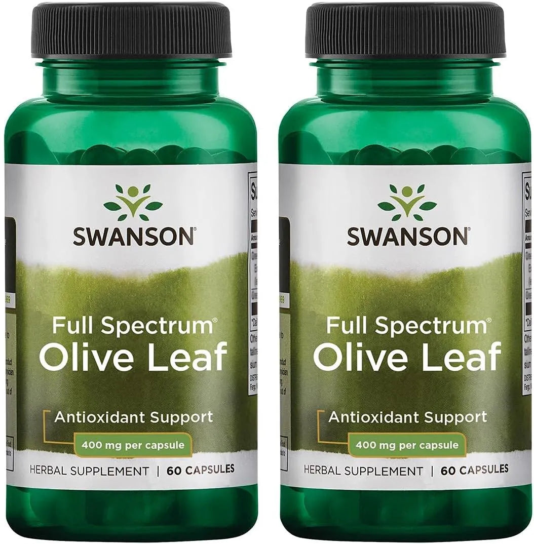 SWANSON - Swanson Full Spectrum Olive Leaf 400Mg. 60 Capsulas 2 Pack - The Red Vitamin MX - Suplementos Alimenticios - {{ shop.shopifyCountryName }}